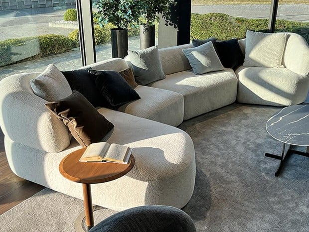 Barzaghi Salotti Divano Chaise-longue Cookies