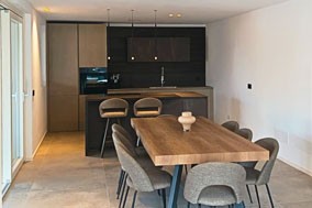 Cucina Modulnova argilla ed eucalipto