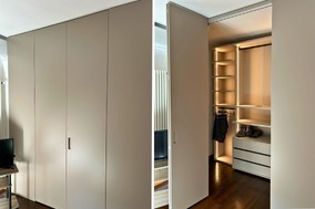 Cabina armadio Novamobili con chiusura pieghevole